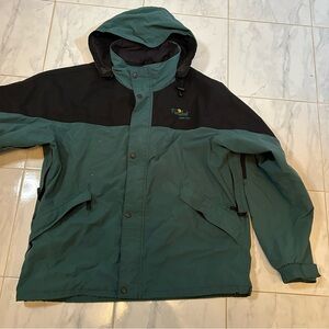 Farwest Gortex Men's green and Black Performance Gortex Jacket. Vintage